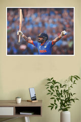 Virat Kohli Victory Is the Goal Poster (Cricket Posters)