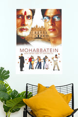 Mohabbatein – Classic Bollywood Romantic Drama Movie Wall Poster (Bollywood Poster)
