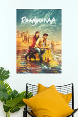 Raanjhanaa – Bollywood Romantic Drama Movie Wall Poster (Bollywood Poster)