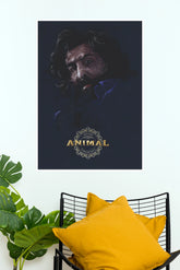 Animal – Dark Cinematic Bollywood Drama Wall Poster(Bollywood Poster)