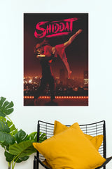 Shiddat Movie Poster | Romantic Bollywood Wall Art | Couple Love Aesthetic Poster (Bollywood Poster)