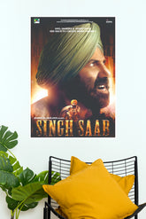 Singh Saab The Great Movie Poster | Sunny Deol Bollywood Wall Art | Punjabi Style Poster (Bollywood Poster)