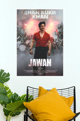 Jawan – Bollywood Action Movie Wall Poster (Bollywood Poster)