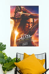 Alita Battle Angel Movie Poster | Futuristic Sci-Fi Action Wall Art for Gaming Room & Home Decor (Hollywood Poster)