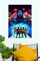 Ant-Man Superhero Space Poster – Marvel Inspired Comic Wall Art (Hollywood Poster)
