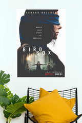 Bird Box Movie Poster | Sandra Bullock Netflix Thriller Wall Art (Hollywood Poster)