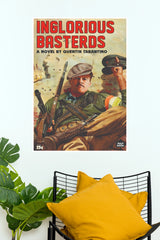 Inglourious Basterds Vintage Movie Poster | Quentin Tarantino Retro Wall Art (Hollywood Poster)