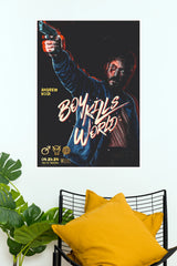 Boy Kills World Movie Poster – Andrew Koji Action Thriller Wall Art (Hollywood Poster)