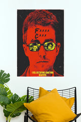 Fight Club Retro Movie Poster – David Fincher Cult Classic Wall Art (Hollywood Poster)