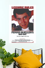 Ferris Bueller's Day Off Classic Movie Poster | Vintage Comedy Wall Art (Hollywood Poster)
