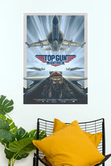 Top Gun Maverick Movie Poster – Tom Cruise Fighter Jet Wall Art (Hollywood Poster)