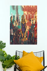 Infinity Superhero Team Wall Poster (Hollywood Poster)