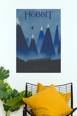 The Hobbit Movie Poster Printed Fabric – Adventure Fantasy Wall Art Design ( Hollywood Poster)