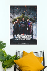 Marvel Avengers Infinity War Poster | Superhero Wall Art (Hollywood Poster)