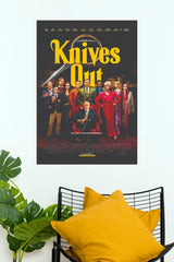 Knives Out Mystery Movie Poster – Detective Crime Thriller Wall Art (Hollywood Poster)
