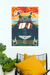 Top Gun Maverick Movie Poster – Fighter Jet Vintage Aviation Wall ArtTop Gun Maverick Movie Poster – Fighter Jet Vintage Aviation Wall Art(Hollywood Poster)