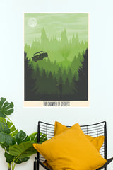 Harry Potter and the Chamber of Secrets Vintage Flying Ford Anglia Paper Wall Poster (Hollywood Poster)