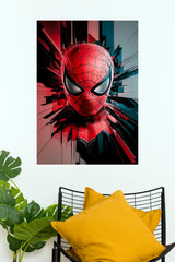 Spider-Man Shattered Abstract Art Paper Poster (Hollywood Poster)