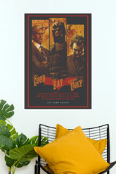 The Dark Knight "The Good, The Bat & The Ugly" Vintage Paper Poster (Hollywood Poster)