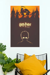 Harry Potter and the Goblet of Fire Minimalist Paper Poster (Hollywood Poster)