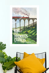 The Hogwarts Express Watercolor Paper Poster (Hollywood Poster)