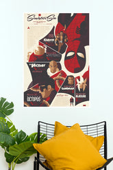 The Sinister Six Spider-Man Comic Art Paper Poster (Hollywood Poster)