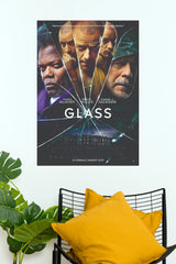 Glass (2019) Movie Paper Poster – M. Night Shyamalan Thriller Wall Art Print (Hollywood Poster)