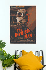 The Invisible Man Classic Universal Monsters Retro Paper Poster (Hollywood Poster)
