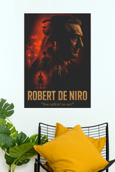 Robert De Niro Tribute Character Montage Paper Poster (Hollywood Poster)