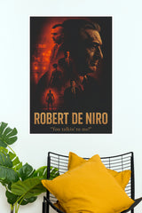 Robert De Niro Tribute Character Montage Paper Poster (Hollywood Poster)