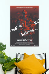 The Terminator T-800 Endoskeleton Classic Sci-Fi Paper Poster (Hollywood Poster)
