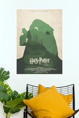 Harry Potter and the Chamber of Secrets Hagrid Minimalist Silhouette Paper Poster(Hollywood Poster)