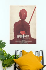 Harry Potter and the Philosopher's Stone Minimalist Silhouette Paper Poster (Hollywood Poster)