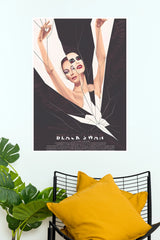 Black Swan Natalie Portman Shattered Mirror Dual Face Poster (Hollywood Poster)