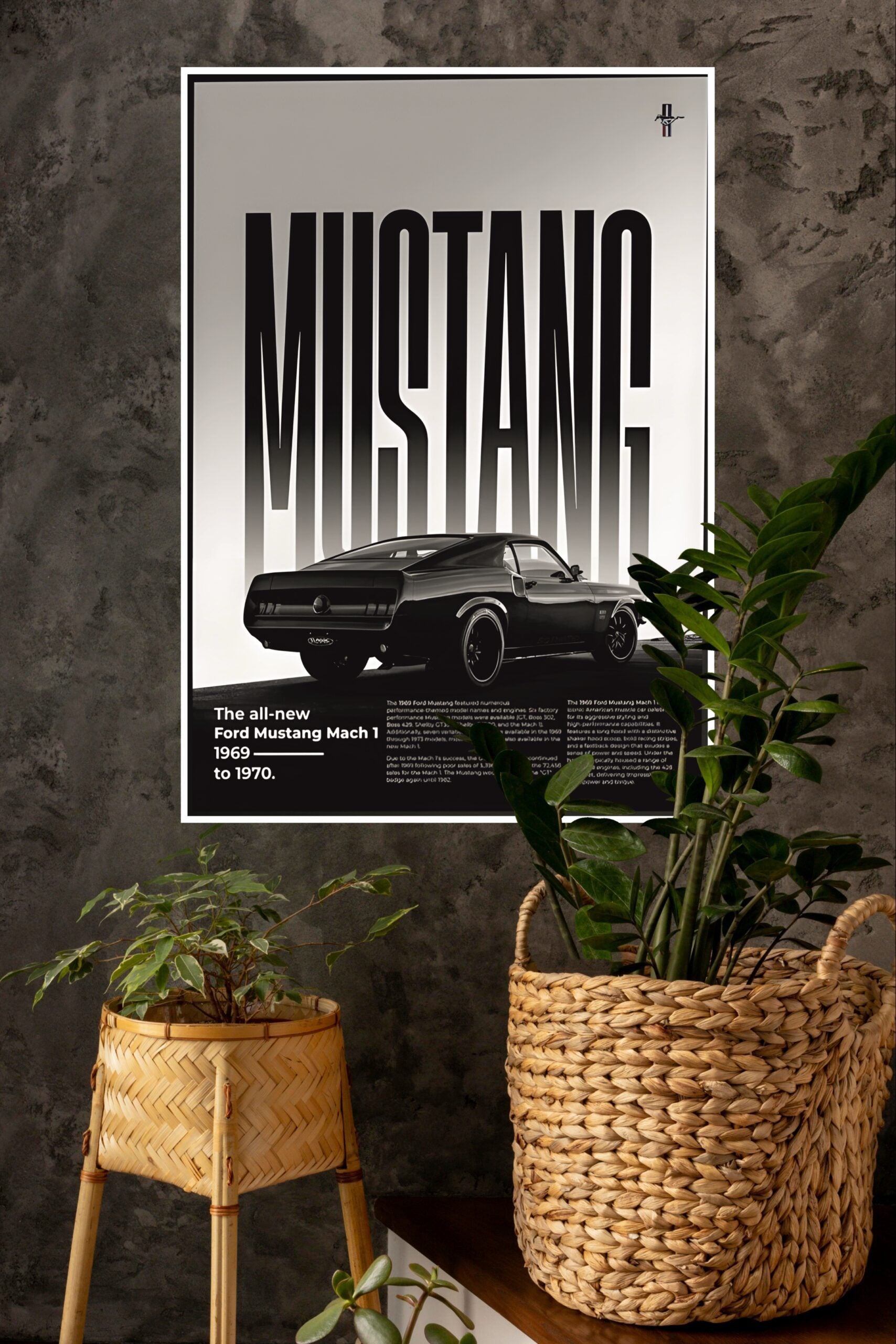 1969 Ford Mustang Poster | Cars Posters