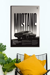 1969 Ford Mustang Poster | Cars Posters