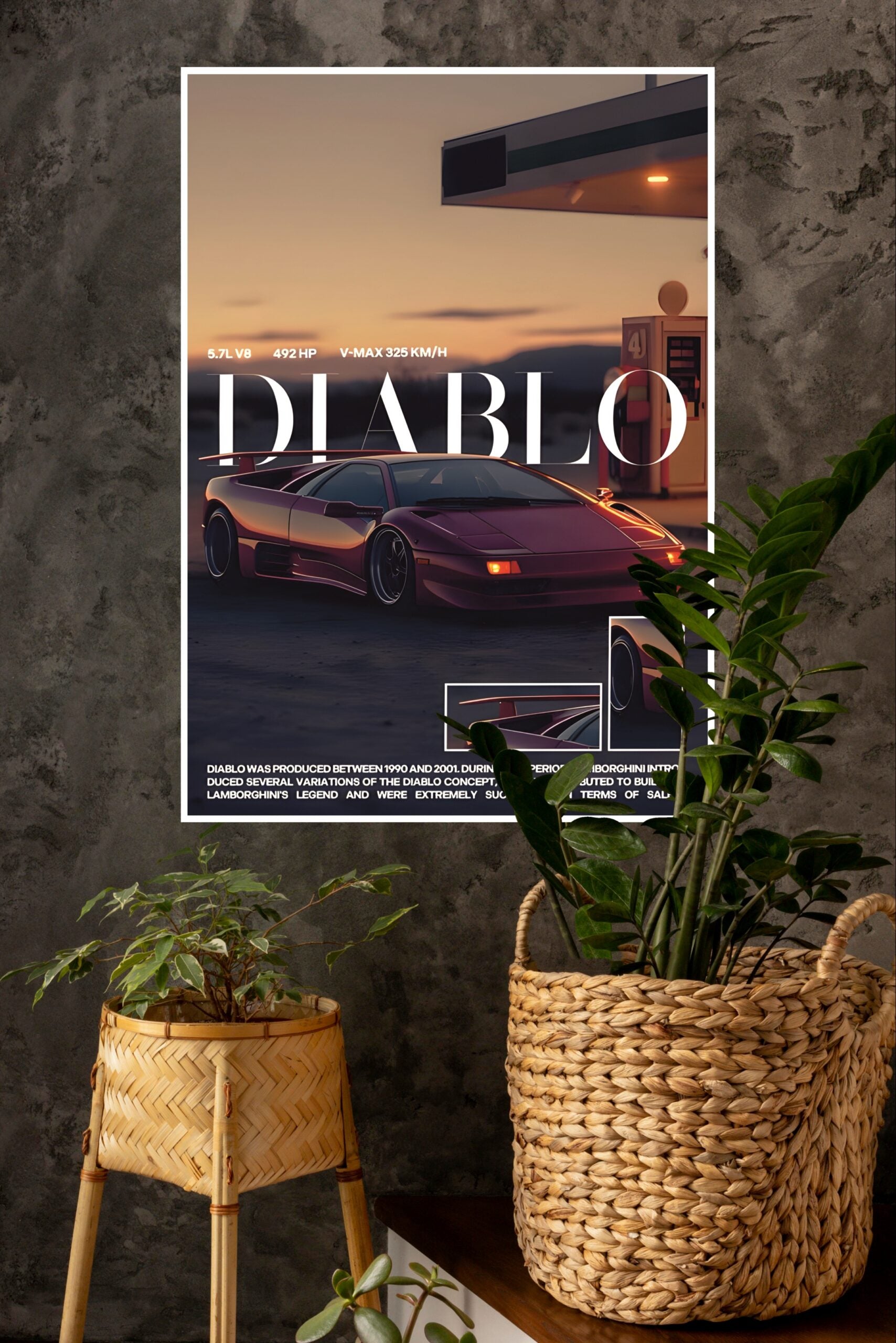 1997 Lamborghini Diablo Poster | Cars Posters