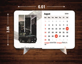 Fast Car Premium Table Desk Calendar – 2026