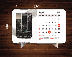 Fast Car Premium Table Desk Calendar – 2026