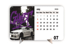 Luxury Car Collection Premium Table Desk Calendar – 2026