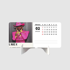 International POP Singers Premium Table Desk Calendar