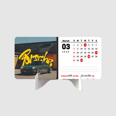 SUPER Car Premium Table Desk Calendar