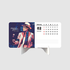 Global Pop Icon Premium Table Desk Calendar