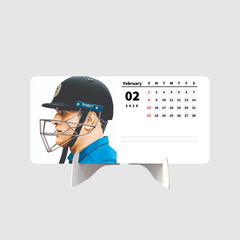 Cricket KING Premium Table Desk Calendar