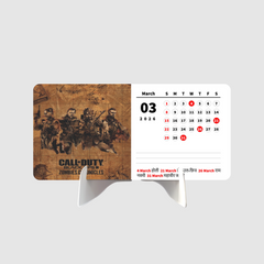 Call of Duty Modern Warfare Premium Table Desk Calendar