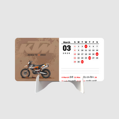 Limitless DREAM BIKE Premium Table Desk Calendar