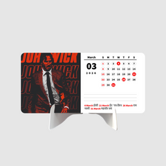 John Wick Premium Table Desk Calendar
