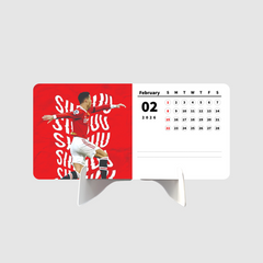 FOOTALL MAN Premium Table Desk Calendar