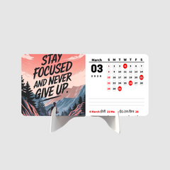 Positive Lines Premium Table Desk Calendar