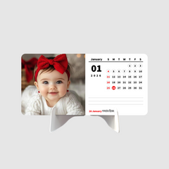Cute Little Baby Premium Table Desk Calendar